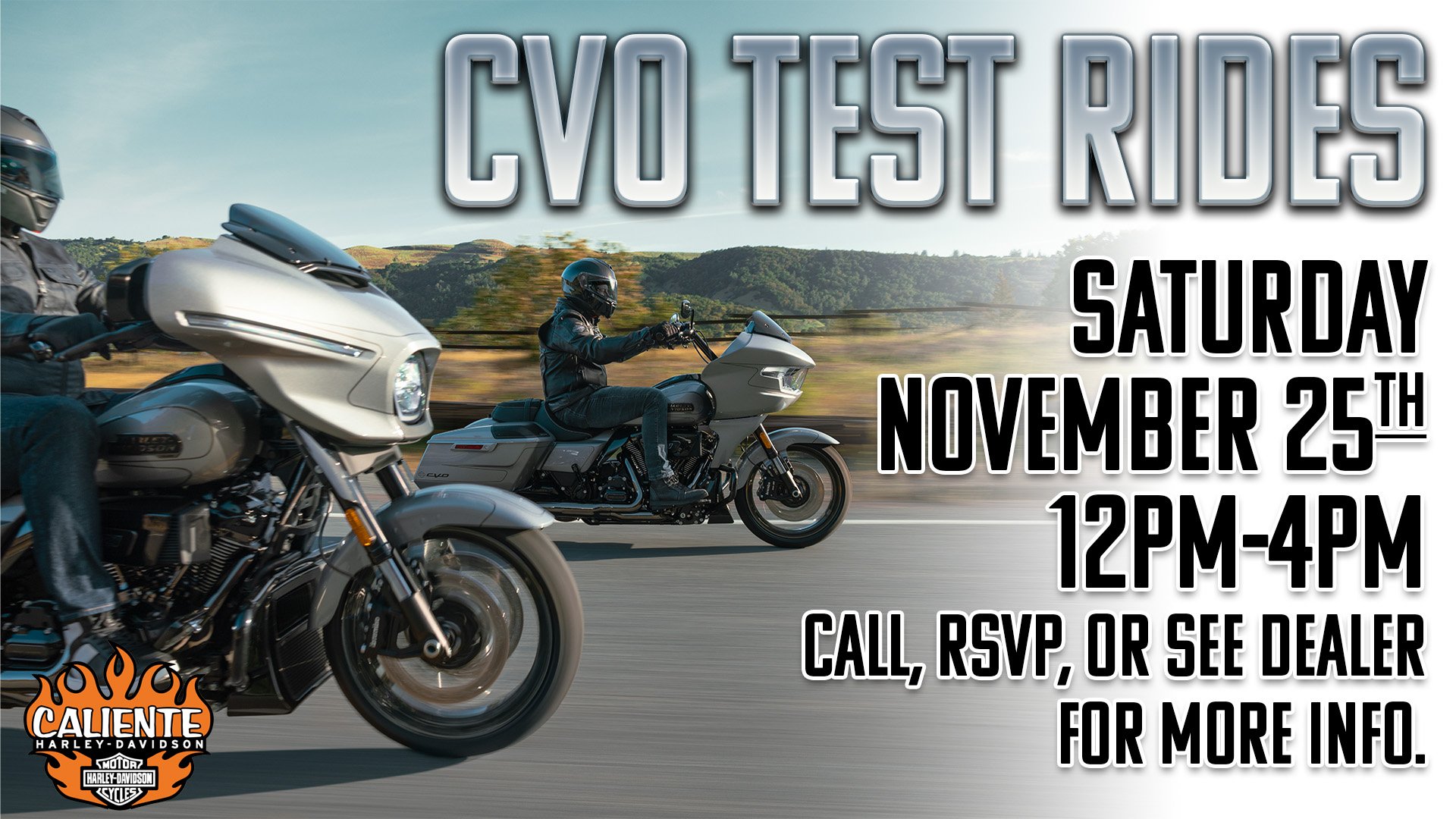 CVO Test Rides CVO Test Rides