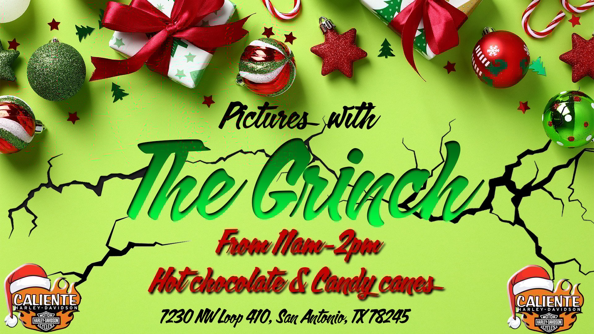 Pictures with the grinch Pictures with the grinch