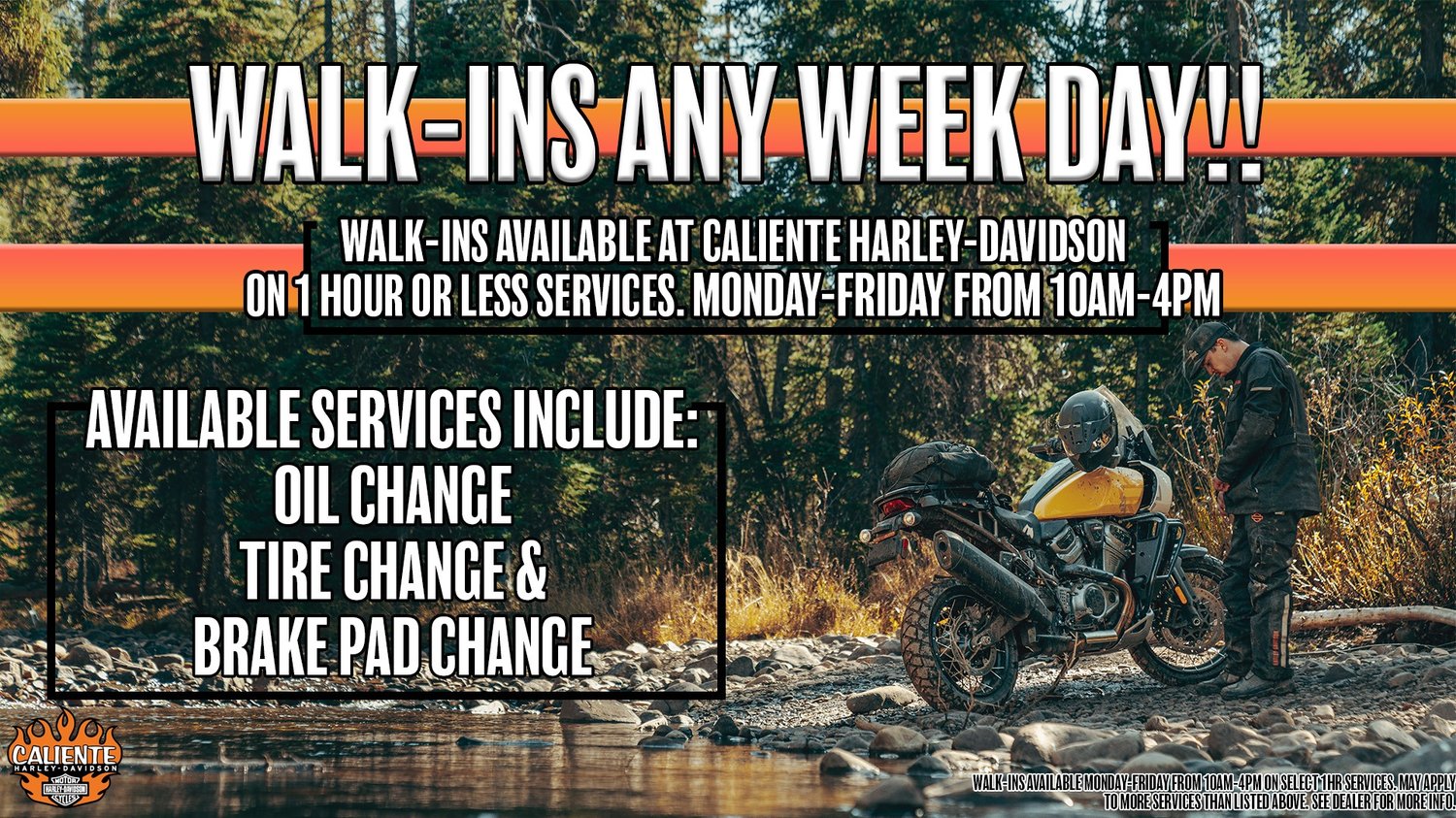 Walk-in weekdays ad-1